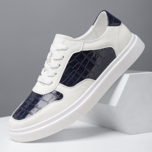 Baskets Luciano en cuir véritable