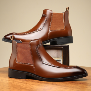Bottes Chelsea en cuir Cambridge