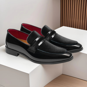 Mocassins en cuir verni Lombardi