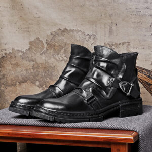 Bottines de Moto Toretto en Cuir